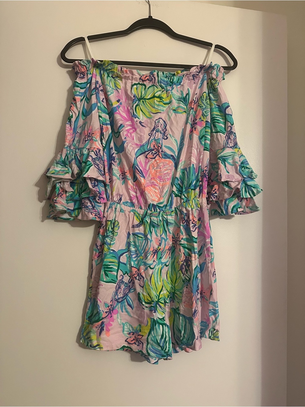 Lilly Pulitzer Calla Romper Mermaid In the Sun